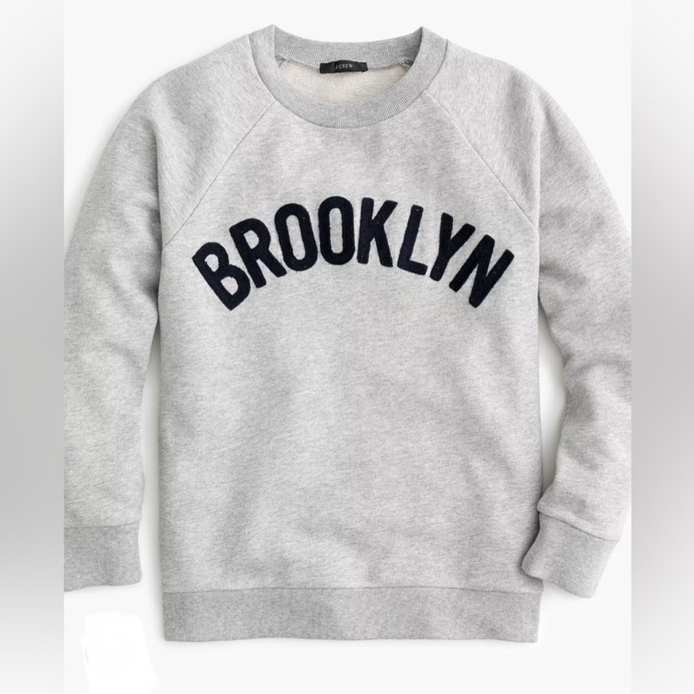 J.Crew Grey 'Brooklyn' Sweatshirt. Size small.
